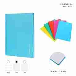 Pryma Quaderno Copertina Rigida A4 96ff 80g 4mm