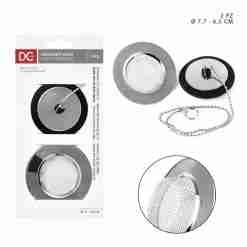 Dc Casa Filtro Lavello+Tappo Acciaio 2pz