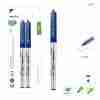 Pryma Penna Roller Slim 0.5mm 2pz Blu Bl.