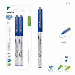 Pryma Penna Roller Slim 0.5mm 2pz Blu Bl.
