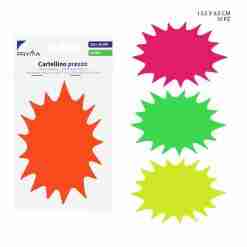 Pryma Cartellino Prezzo Ovale 13.5x9.5cm 10pz Bl.