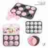 Dc Casa Stampo Muffin+Pirott.Silicone 12p. 35x26.5