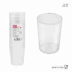 Dc Casa Bicchiere 120cc 12pz Trasparente