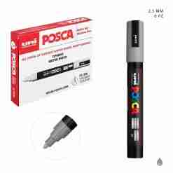 Posca Marcatore Medium 2.5mm Grigio X6