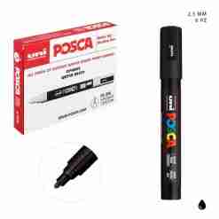 Posca Marcatore Medium 2.5mm Nero X6