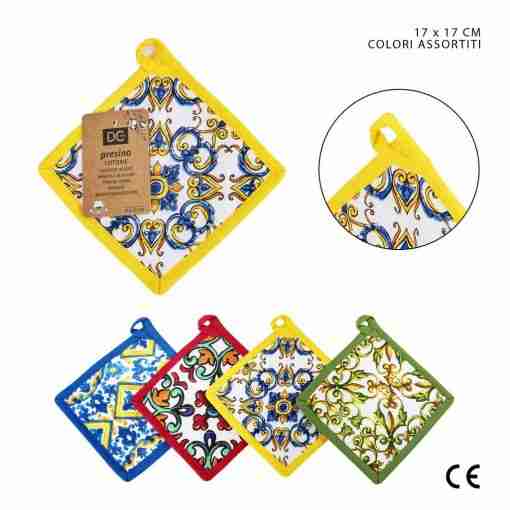 Dc Casa Presina 17x17cm Maiolica Ass.