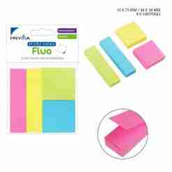 Pryma Sticky Notes Fluo 100ff F/Assortiti