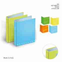 Pigna Monocromo Raccoglitore Anelli A4 D3 Fluo